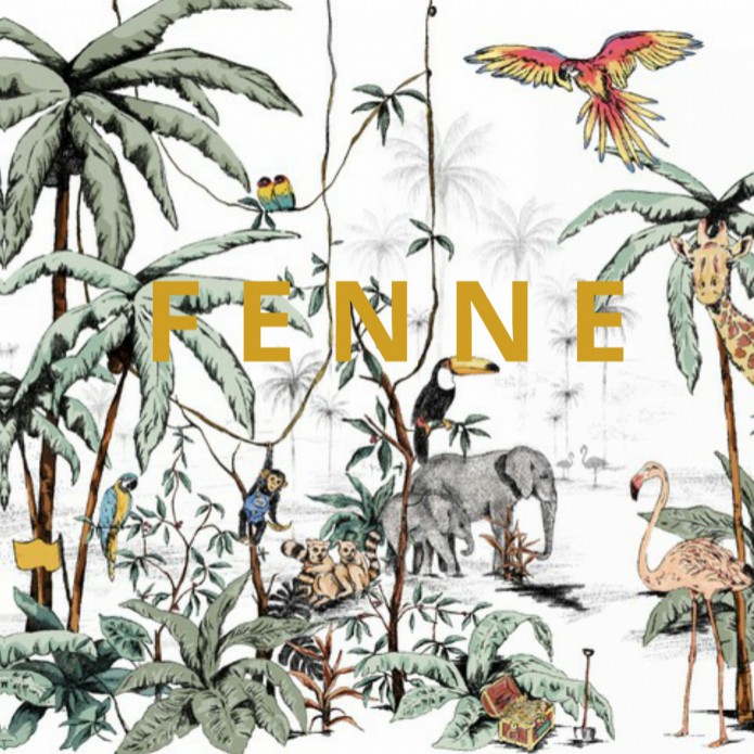 Geboortekaartje 'Jungle Tonal' van Annet Weelink Design voor