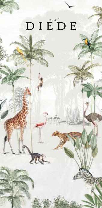 Geboortekaartje 'Wildlifes Playground' van Annet Weelink Design voor