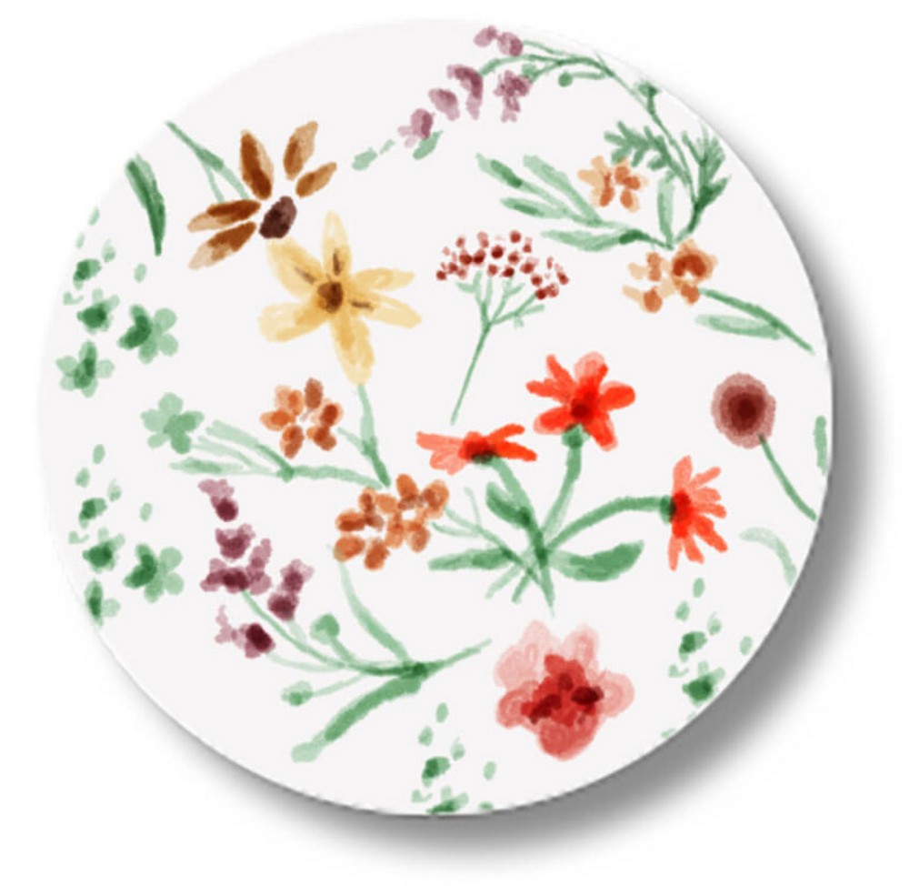 Sluitsticker bloemen patroon