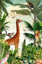 Geboortekaartje jungle met giraffe
