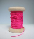 Label koord elastisch 'neon roze' voor