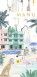 Geboortekaartje 'Miami Beach' van Annet Weelink Design.