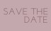 Save the date minimalistische stijl