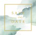 Save the date watercolour pastel