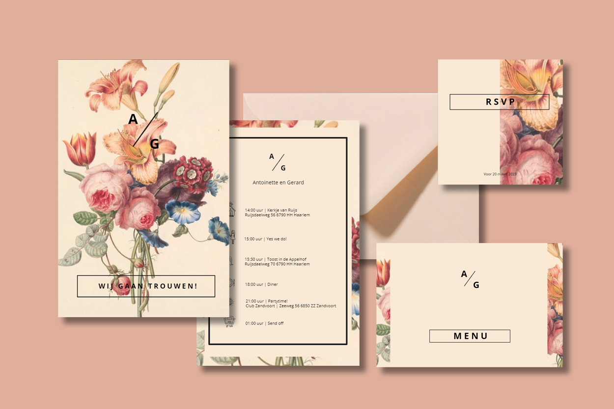 Huisstijl rustic chic vintage